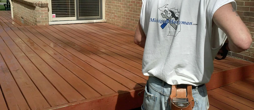 Grosse Ile Deck Staining Waterproofing