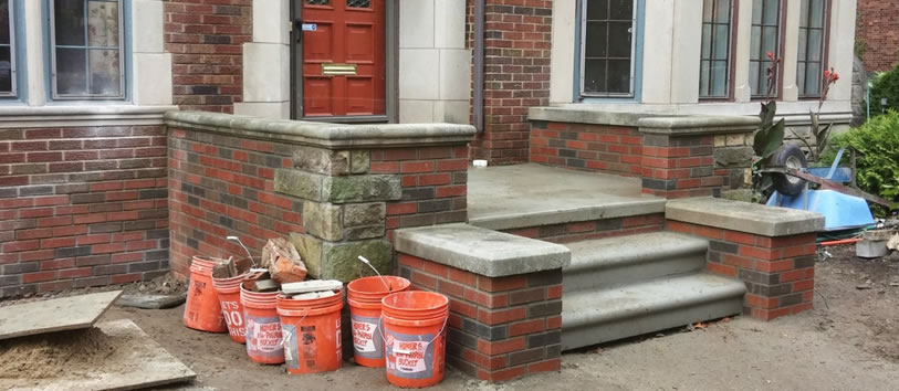 Clawson Brick & Concrete Porch Repair